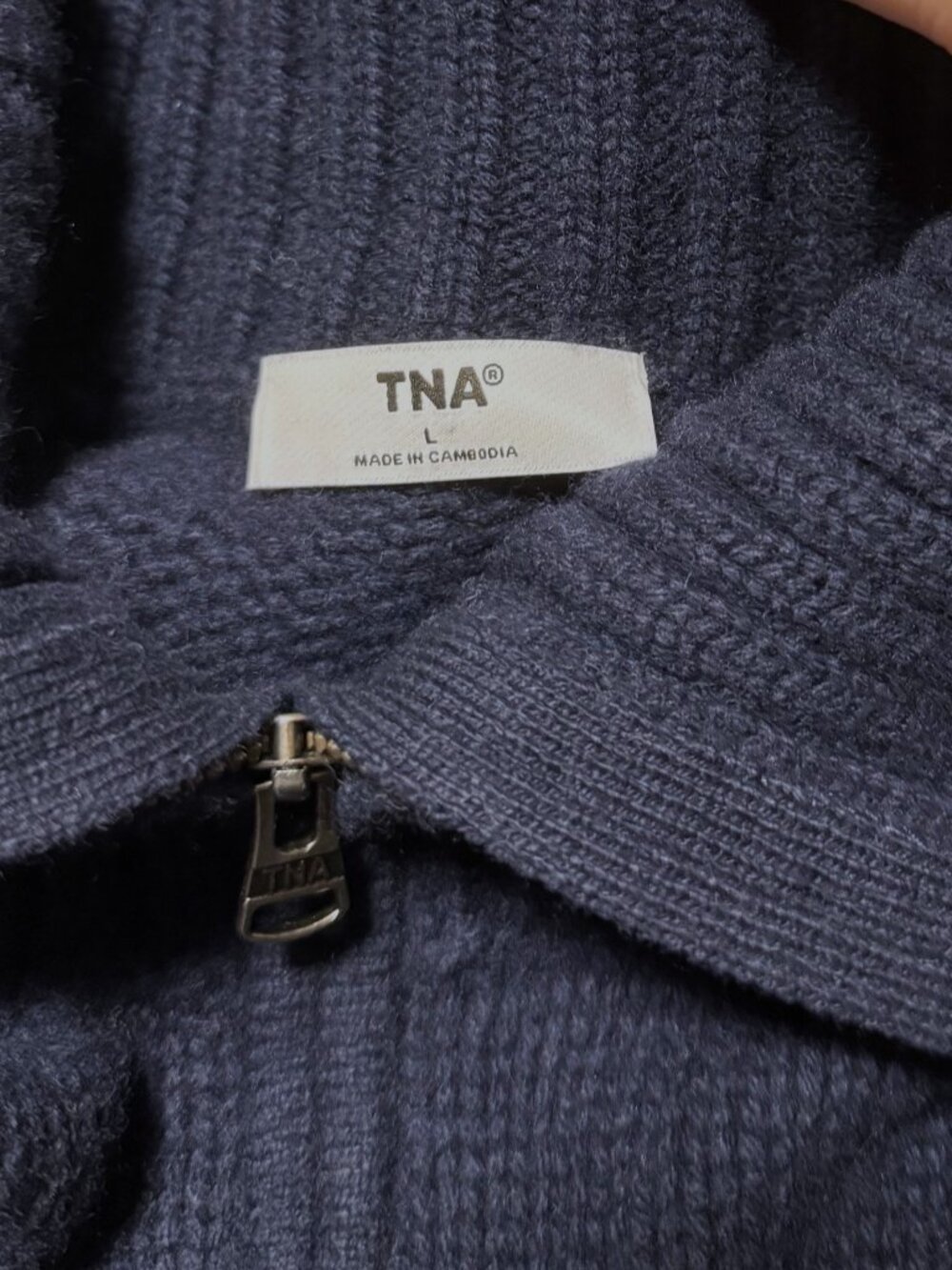 NWOT TNA Ambient Zip-Up Sweater - Picture 8 of 10